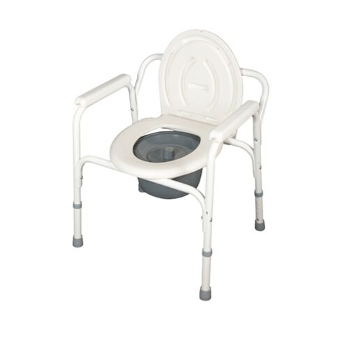 Cómodo Fijo Esmaltado Blanco