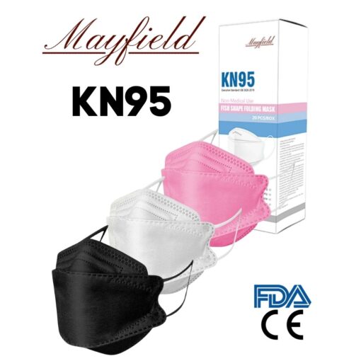 Cubrebocas KN95 Adulto caja c/20 piezas