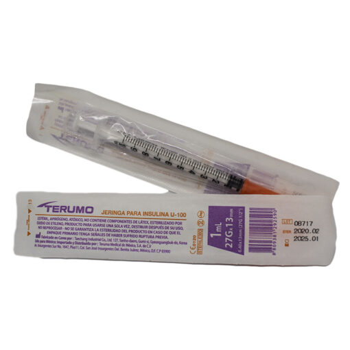 Jeringa para Insulina 1 ml Terumo Pieza