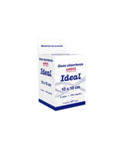 Gasa Estéril Ideal 10 x 10 cm Caja c/100 Piezas