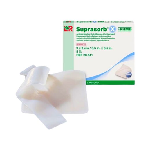 Suprasorb X +PHMB Apósito Antimicrobiano 9 x 9 cm Pieza