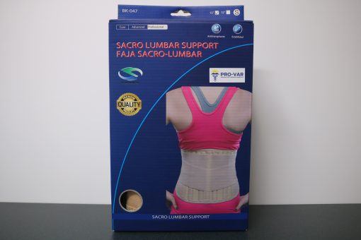 Faja Lumbar Profesional con Refuerzo Sacro