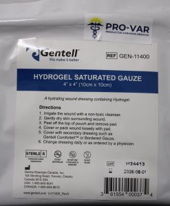 Gasa con Hidrogel Entell 10x10 cm (Pieza)