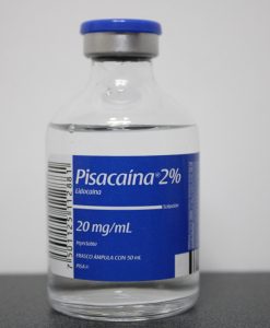 Lidocaína Inyectable al 2% Frasco Ampula 50 mL (20 mg/mL) Pisa