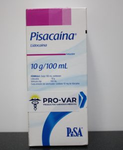 Spray Anestésico de Lidocaína al 10% Pisa