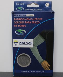 Soporte para Brazo de Bambú con Ajuste Ergonómico